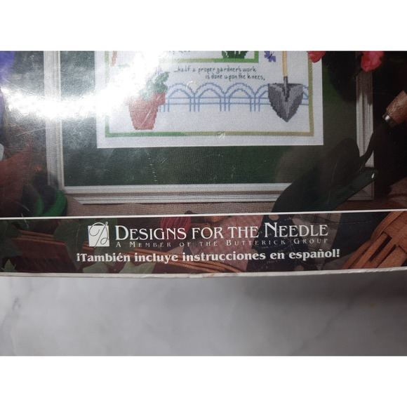 Designs For The Needle Cross Stitch Hometown Collection Gardners Sampler 5316 - Picture 4 of 8